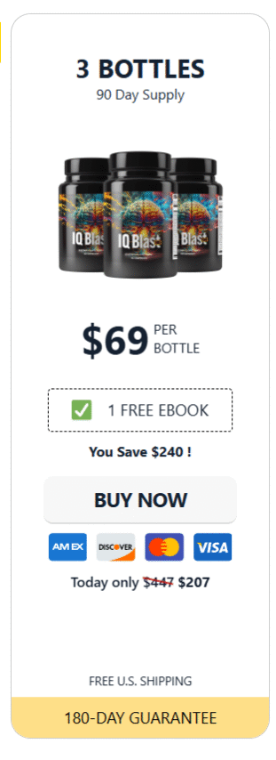 IQBlast Pro 6 Bottles